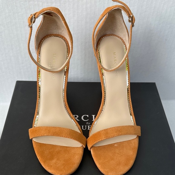 Beige Shai Wedge Sandals | GUESS New Guess by Marciano Tan Wedge Sandals SZ 9